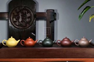 《五色土》綠泥，朱泥，紫泥，青灰泥，段泥純手工宜興紫砂壺茶具水平茶壺